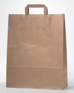 Recyclable Custom Logo Brown Shopping Bag Custom Shopping Handle Kraft Paper Bag with Logo