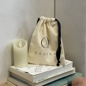 Recyclable High Quality Cotton Canvas Pouch Drawstring Dust Gift Packaging Canvas Bag for Jewelry