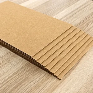 Recyclable High Stiffness Craft Paperboard Moisture Resistant Biodegradable Uncoated Flat Blank Linerboard Sheet
