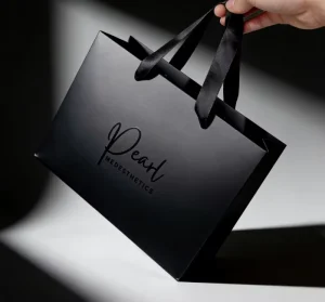 Recyclable Kraft Paper Bag with Long Handle Paper Bags Customization Services Fast Shipping