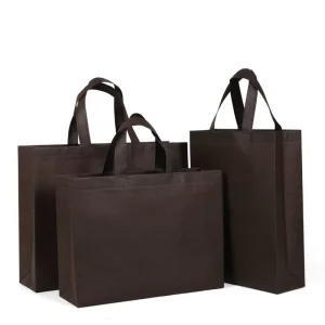 Recyclable Non Woven Tote Bag for Supermarket Promotion Grocery Shopping with Custom Logo Reusable Non Woven Fabric
