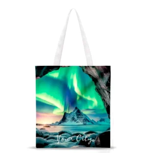 Recycled Canvas Shopping Bag Custom Logo Eco Friendly Reusable Daily Grocery Bag for Bulk