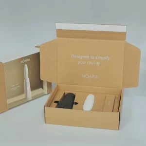 Recycled Natural Kraft Paper Box Tear off Strip Corrugated Shipping Boxes for Small Business