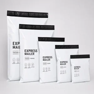 Recycled Poly Mailer Bags Eco-Friendly Self Adhesive Courier Shipping Packaging for Online Business
