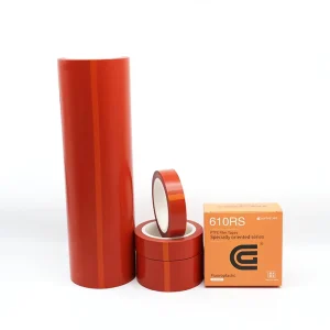 Red PTFE Film Adhesive Tape Anti sticking High Temperature Resistance for Laminators PTFE Tape