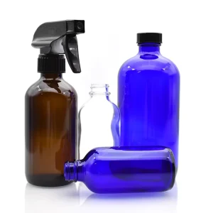 Refillable 240ml 480ml 1L Glass Spray Bottles Empty Trigger Sprayer for Household Cleaning Plant Watering Cosmetics