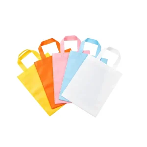 Reinforced Bottom Laminated Non Woven Grocery Bag Waterproof Market Shopping Tote Bag