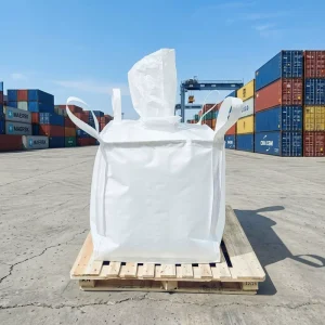 Reinforced PE Lined Jumbo Bag White FIBC Bag for Long Distance Logistics Shipping