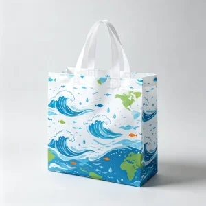 Reinforced Stitching Non Woven Shopping Bag Strong Bearing Carry Bag