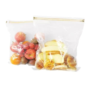 Resealable Plastic Packing Dust-proof Seal Pocket Food Clothing Zipper Pouch Transparent PE Self-Sealing Bag