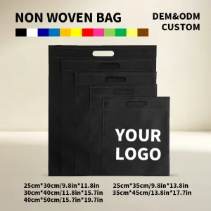 Retail Sack Ideally for Designer Boutique Bag With Tear Resistant Spunbond and 24H Rapid Digital Mockup Design
