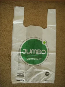 Retail Store Plastic T Shirt Bags For Shopping Household Grocery Needs