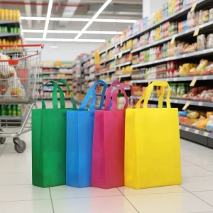 Reusable Custom Logo Eco Friendly Non Woven Tote Shopping Bag
