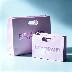 Reusable Die Cut Handle Paper Party Favor Bag for Wedding Event Souvenir Gift Kraft Paper Bag