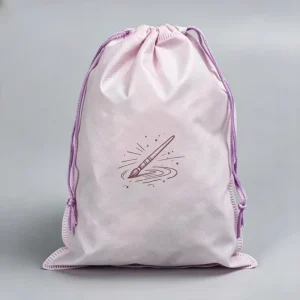 Reusable Non Woven Drawstring Dust Bag Cartoon Recyclable Custom Logo Available for Sneakers Swim Gear Jewelry Daily Accessories
