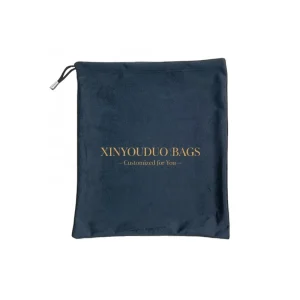 Reusable Portable TC Cotton Twill Velvet Drawstring Dust Storage Cinch Bag All Seasons 33x28cm
