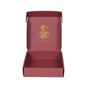 Reusable Shipping Folders for Business Cardboard Corrugated Mailer Gift Wrapping Mailing Storing Gold Foil Sponge Airplane