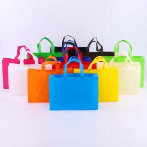 Reusable Shopping Bags Tote Bags with Custom Printed Logo Fabric Non woven Bags