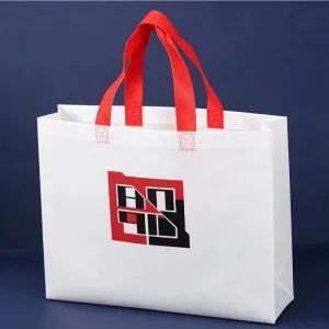 Reusable Waterproof Non Woven Shopping Bag Foldable Laminated Tote Bag with Custom Logo for Shopping Mall