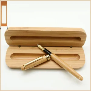 Roller Ink Premium Fountain New Bamboo Wooden Fountain Pen Gift Eco friendly Calligraphy Bamboo Pen Box Case Pen Set