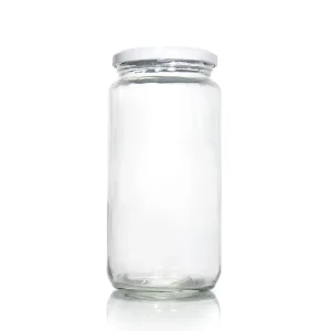 Round Glass Jar 180ml 6oz Glass Storage Jar for Jams