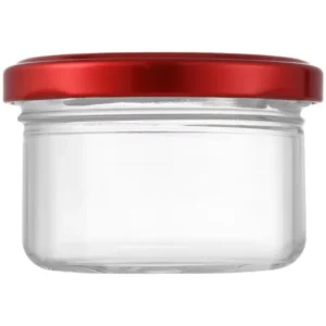 Round Honey Jar Glass Jars Clear Empty Glass Jars With Lids