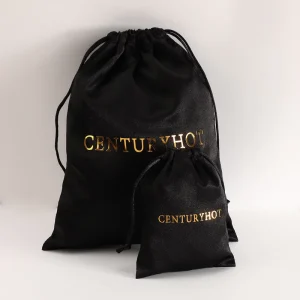 Satin Drawstring Bag Wedding Gift Bag Jewelry Bags Dust Cosmetic Bags With Logo Printed Jewelry Pouch