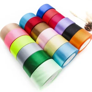 Satin Ribbon Custom Gift Ribbon With Logo Ribbons