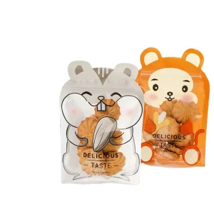 Saudi Arabia Doypack With Zipper Plastic Packaging Bag Stand up Pouch Packing Nut Packaging With Cartoon Printing