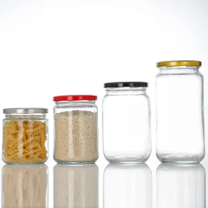 Sealed Transparent Glass Jars 80ml-1000ml (Including 150ml) Food Grade Pantry Storage Leakproof for Cookies & Salad Spices