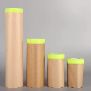 Self Adhesive PE Auto Protective Paint High Temperature Cover Rice Paper Tape Masking Film