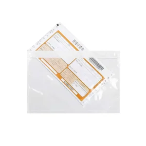 Self Adhesive Seal Courier Poly Mailer Pocket Eco Friendly Plastic clear Mailing Bag Transparent Shipping Label Bags