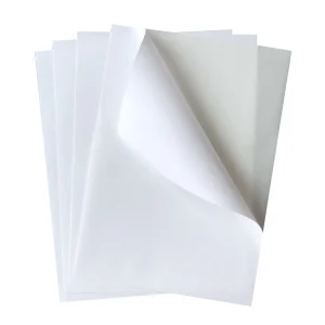 Self Adhesive White Glossy Polypropylene PP Synthetic Sticker Film
