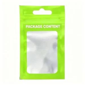 Self Sealing Waterproof Plastic Bags with Zipper Top for Jewelry Watches Eyewear Beauty Packaging Custom Silk Screen Printing