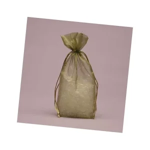 Sheer Shimmering Organza Bag
