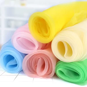 Sheer Soft Organza Fabric for Dress Skirt Wedding Party Birthday Decoration Sewing Fabric