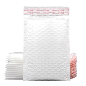 Shock Resistant Self Adhesive Square Bottom Padded Mailer Bubble Lining Co Extrusion PE PA Material Shipping Clothing