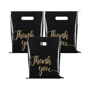 Shopping Bags Custom Logo Biodegradable Thank You Bags Recyclable Plastic Bags
