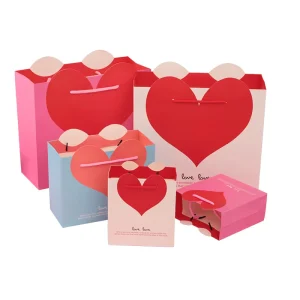 Shopping Paper Bag with logo Gift and Clothing Packaging Bags Custom Reusable Euro Tote Paper Bags with Handle