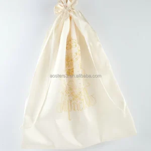 Silk Satin Drawstring Dust Bag for Handbags Covers Custom Silk Drawstring Bags