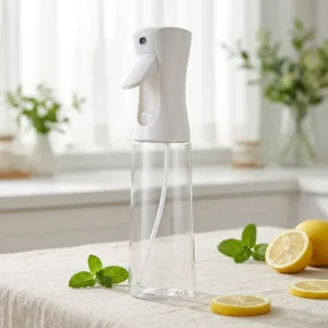 Simple Style 220ml Glass Spray Oil Bottle Kitchen Edible Oil Olive Oil Peanut Oil Dispensing Glass Bottle