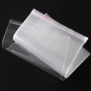 Size28*45cm Disposable Self Sealing Gravure Printed Transparent BOPP Plastic Bags for Supermarket Custom Orders