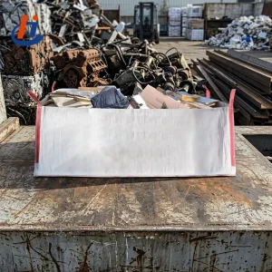 Skip Garden Waste Breathable Flat Bottom FIBC Bulk Big Jumbo Ton Bag PP Laminated UV 1000kg