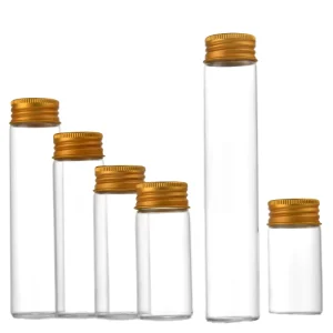 Small 30ml Wine Bottles Tube Glass for Whisky Wine with Screw Cap and Screen Printing