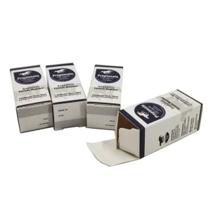 Small Paper Box Packaging Custom Private Labels Professional Cosmetics Medicine Pill 2mm Thickness Embossing