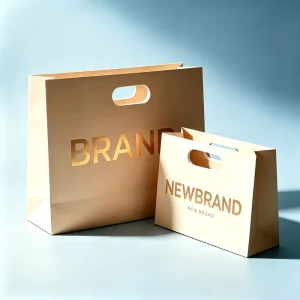 Small Quantity Acceptable White Color Printed Birthday Party Gift Retail Die Cut Paper Bags