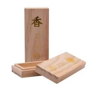 Small Wooden Storage Crates 3-Piece Unfinished Wood Gift Boxes with Sliding Lid for Candle & Stickers