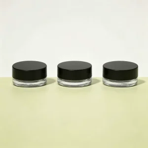 Smell Proof CR Glass Wax Concentrate Jar 5ml 9ml Two Split 5g 10g Concentrate Extract Storage Glass Container