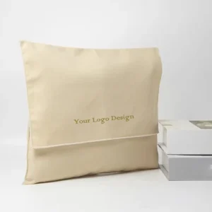 Soft Eco Bags Print Custom Luxury Cotton Dust Envelope Packaging Shopping Bag