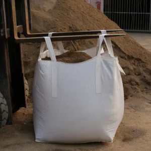 Spacious Mouth FIBC Bag Sturdy Structure Jumbo Bag Suitable for Factory Port and Farm Usage